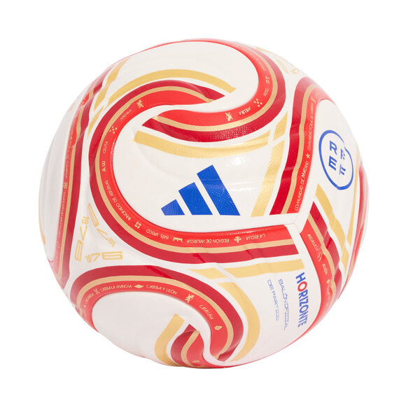 Piłka nożna adidas Spain RFEF 26/27 Competition biało-czerwono-pomarańczowa KE5081
