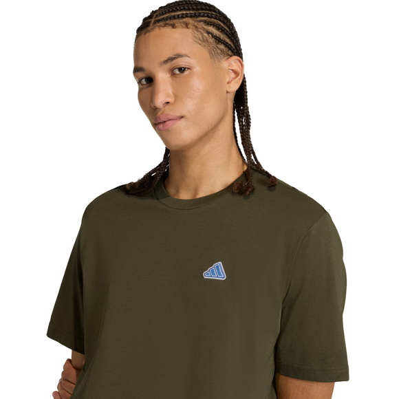 Koszulka męska adidas Color Icon Graphic oliwkowa KT4448