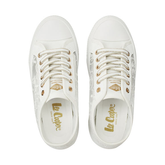 Buty damskie Lee Cooper białe LCW-26-44-4480LA