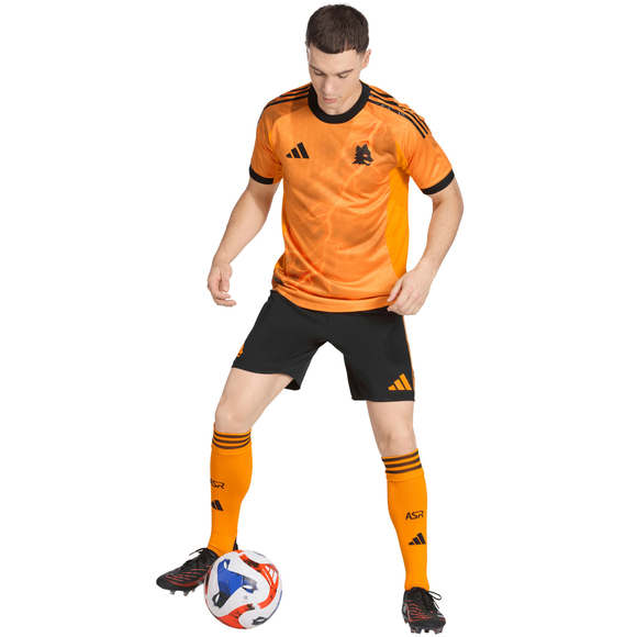Koszulka męska adidas AS Roma 25/26 pomarańczowa JP4801