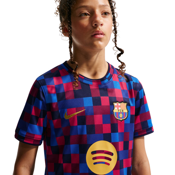Koszulka dla dzieci Nike FC Barcelona bordowo-niebieska II1752 621