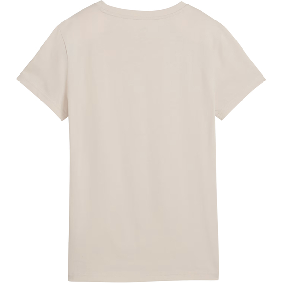 Koszulka damska Puma Ess Centered Cat Logo Tee jasnobeżowa 692916 82