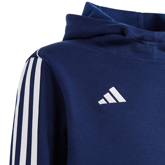 Bluza dla dzieci adidas Tiro 23 League Sweat Hoodie granatowo-biała HS3605