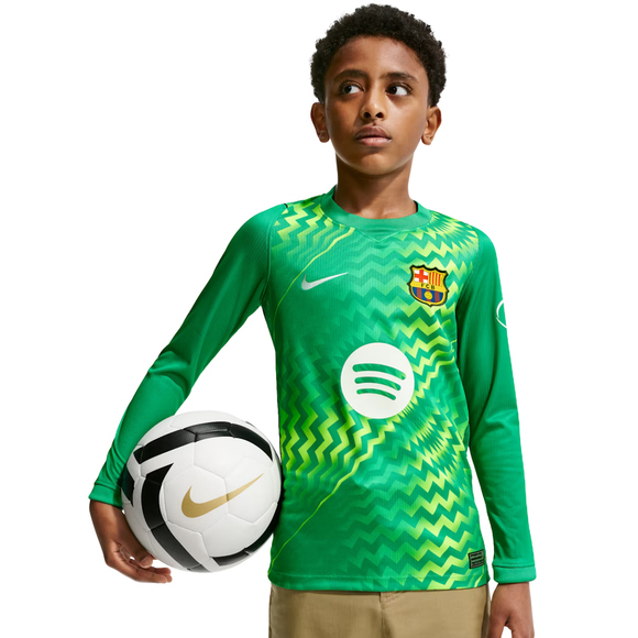 Koszulka dla dzieci Nike FC Barcelona Stadium Goalkeeper 2026/27 zielona II3610 324