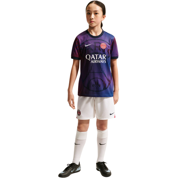 Koszulka dla dzieci Nike Paris Saint-Germain fioletowa IQ6946 420
