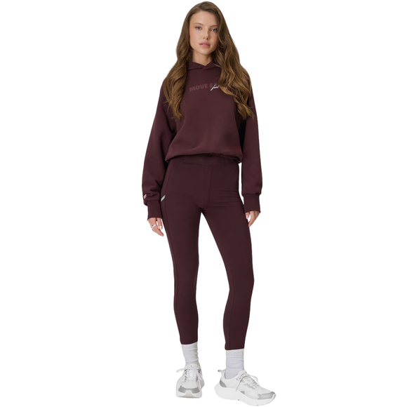 Bluza damska 4F F2175 ciemnorązowa 4FWSS26TSWSF2175 80S