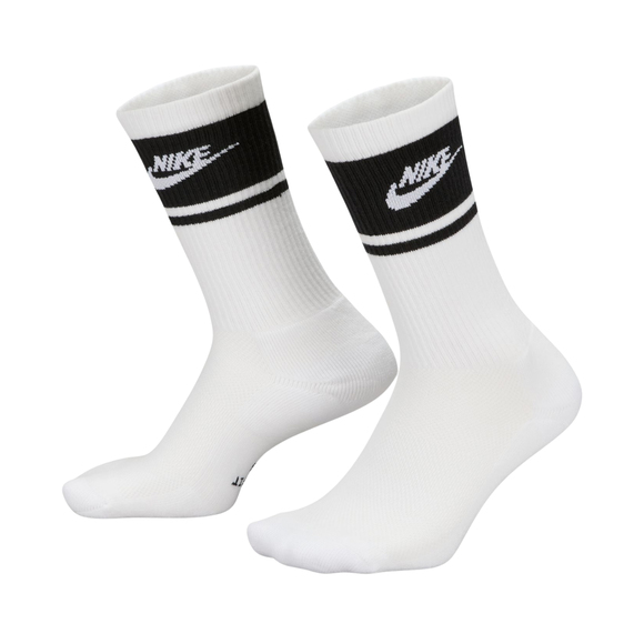 Skarpety Nike Everyday Elevated Crew 3 pary biało-czarne IM7949 901