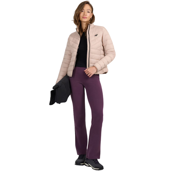 Kurtka damska 4F F0855 beżowa 4FWSS26TDJAF0855 83S