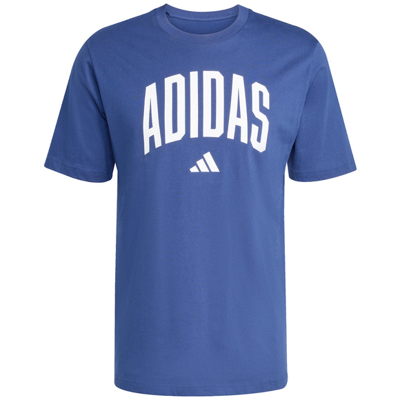 Koszulka męska adidas Collegiate Lineage Graphic ciemnoniebieska JM6417