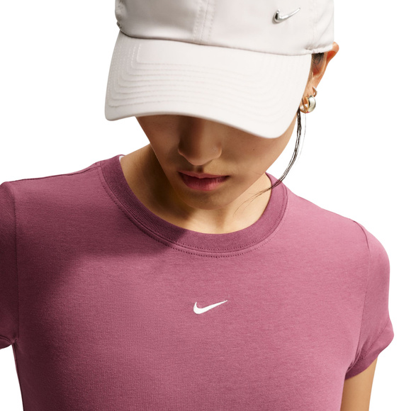 Koszulka damska Nike Sportswear Chill Knit różowa FV5508 654