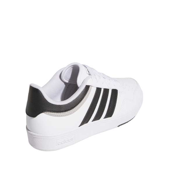 Buty dla dzieci adidas Hoops 4.0 biało-czarne JI3471