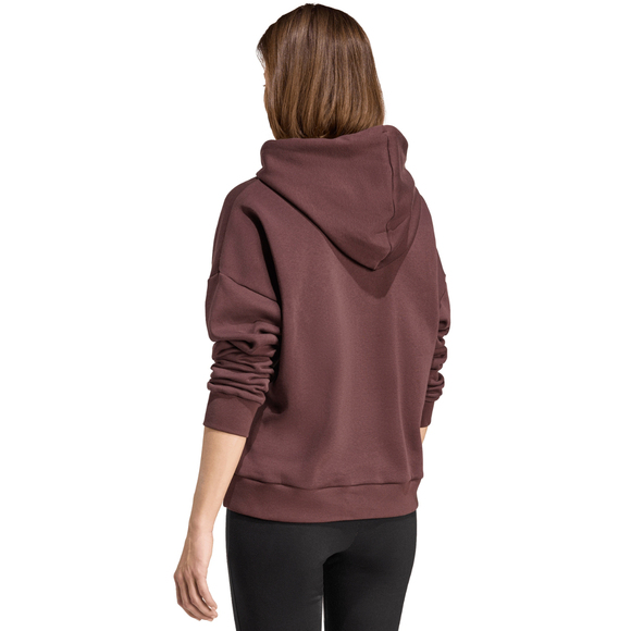 Bluza damska adidas Essentials Small Logo Feel Cozy brązowa JV7314