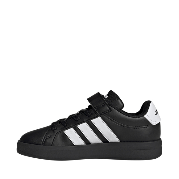 Buty dla dzieci adidas Grand Court 3.0 czarno-białe KJ4369