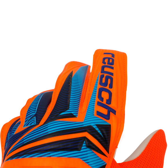 Rękawice bramkarskie Reusch Attrakt Starter Solid Junior pomarańczowe 5672513 2290