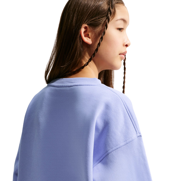 Bluza dla dzieci Nike Sportswear Club Fleece jasny fiolet FD2923 569