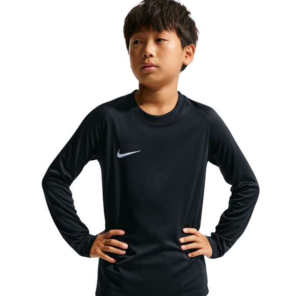 Koszulka dla dzieci Nike Dri-Fit Park VIII longsleeve czarna HV8239 010