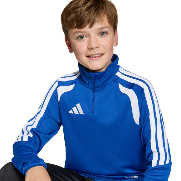 Bluza dla dzieci adidas Tiro 26 League Training Top niebiesko-biała JY7162
