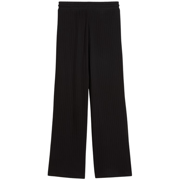 Spodnie damskie Puma HER Comfort High-Waist Wide Leg czarne 693284 01