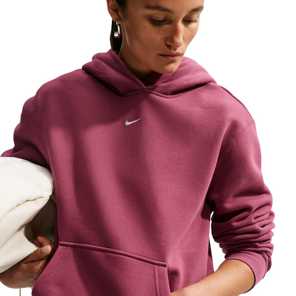 Bluza damska Nike Studio Fleece Medium Weight różowa IM8100 654