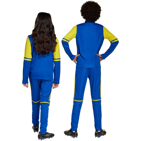 Spodnie dla dzieci adidas Squadra 25 Training niebiesko-żółte JP3154 
