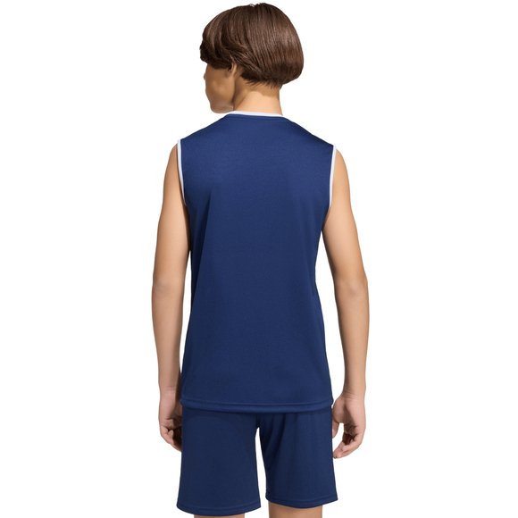 Koszulka dla dzieci adidas Entrada 26 Sleeveless Jersey granatowa KB3936