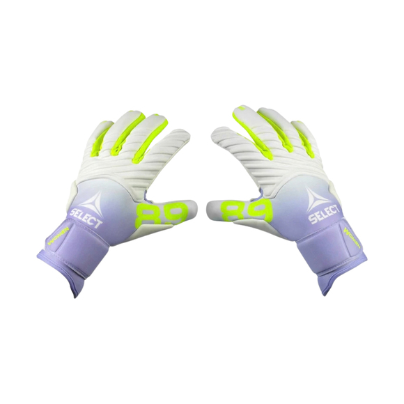 Rękawice bramkarskie Select 89 Women v26 fioletowo-biało-limonkowe 500097