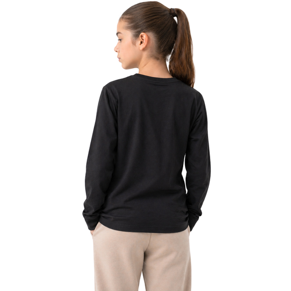 Koszulka dla dziewczynki Longsleeve 4F F460 głęboka czerń 4FJWMM00TLONF460 20S