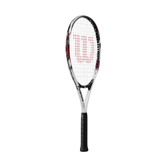 Rakieta do tenisa ziemnego Wilson Fusion XL Rkt 2 4 1/4 biało-czarna WR147910U2
