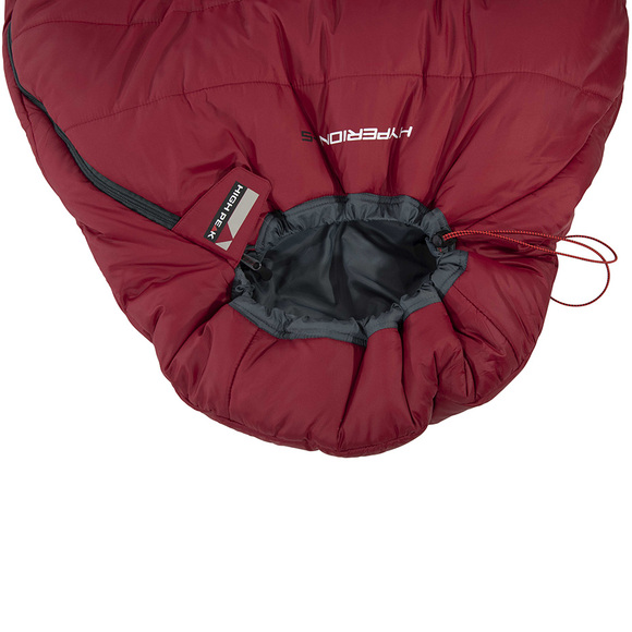 Śpiwór High Peak Hyperion 1M 210x80x50 cm bordowo-szary 23363