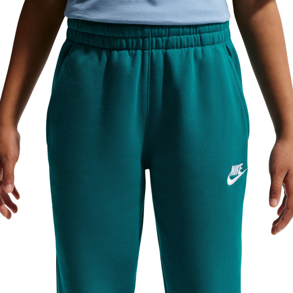 Spodnie dla dzieci Nike Sportswear Club Fleece zielone FD3008 372