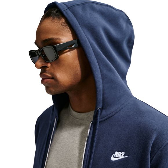 Bluza męska Nike Club BB FZ Hoodie granatowa FN3861 451