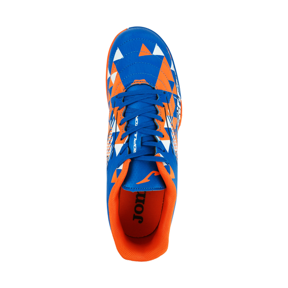 Buty piłkarskie dla dzieci Joma Maxima Propulsion TF niebiesko-pomarańczowe PRJW2305TF