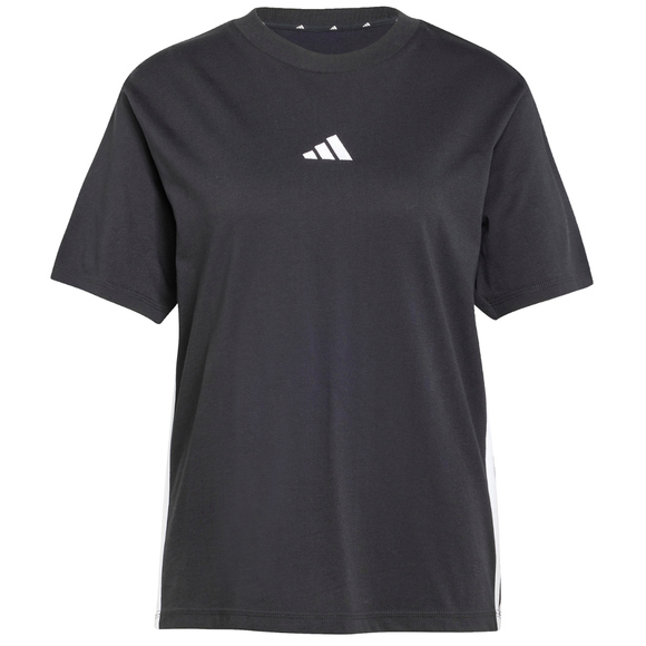Koszulka damska adidas Essentials 3-Stripes czarna JD0846