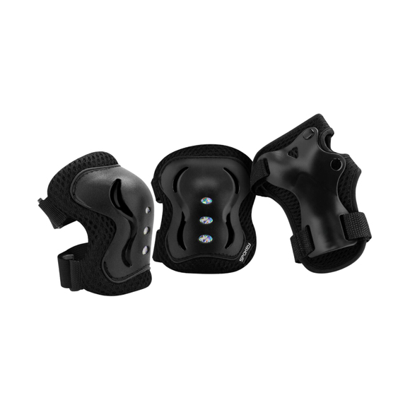 Ochraniacze do łyżworolek Spokey Shield czarne 946546-946547-946548