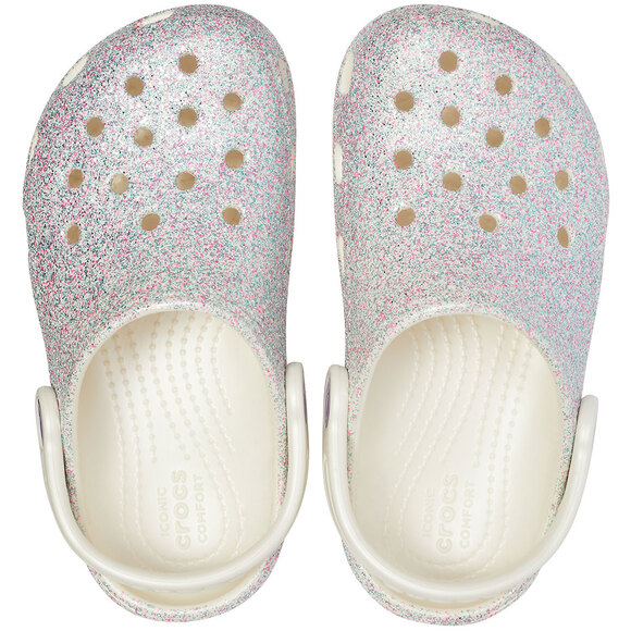 Chodaki dla dzieci Crocs Classic Glitter Clog kolorowe 205441 159