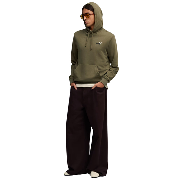 Bluza męska Puma ESS 2 Color Small No.1 Logo Hoodie oliwkowa 684719 81