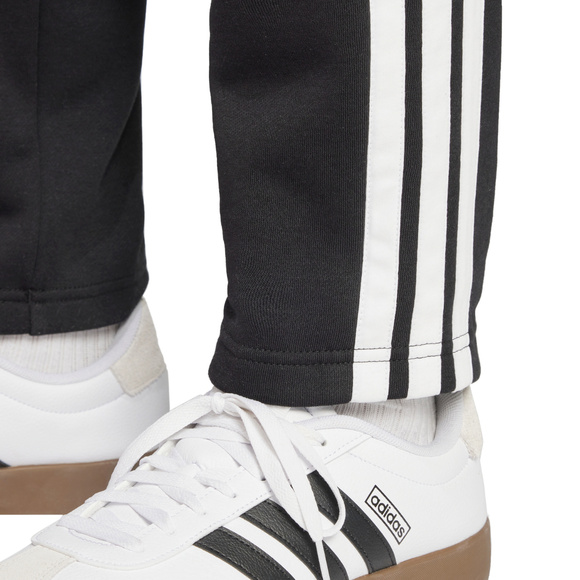 Spodnie męskie adidas Essentials 3-Stripes Fleece czarne JD1854