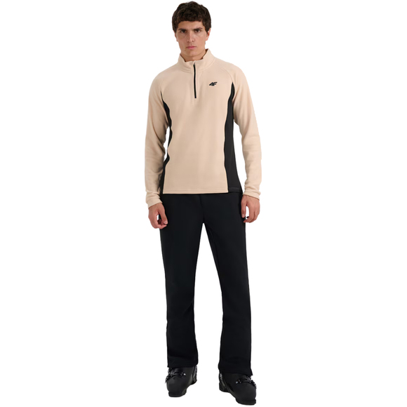 Bluza polarowa męska 4F M066 beżowa 4FWAW25UFLEM066 83S