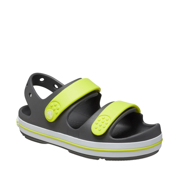 Sandały dla dzieci Crocs Crocband Cruiser szaro-zielone 209424 1NJ