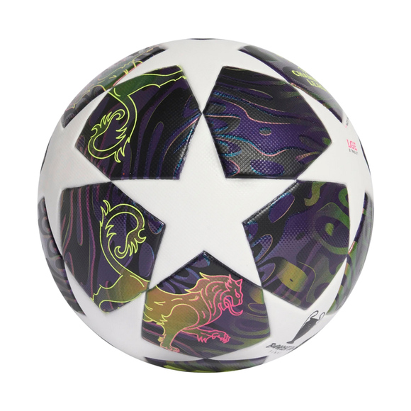 Piłka nożna adidas UCL 25/26 Street Ball biało-fioletowa JX9088