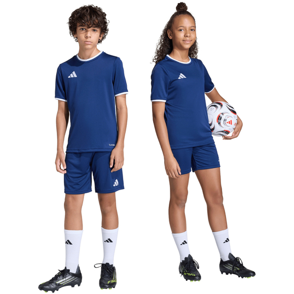 Spodenki dla dzieci adidas Entrada 26 granatowe JZ6532