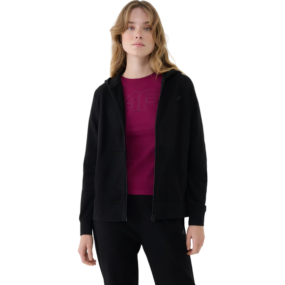 Bluza damska 4F F1763 głęboka czerń 4FWMM00TSWSF1763 20S