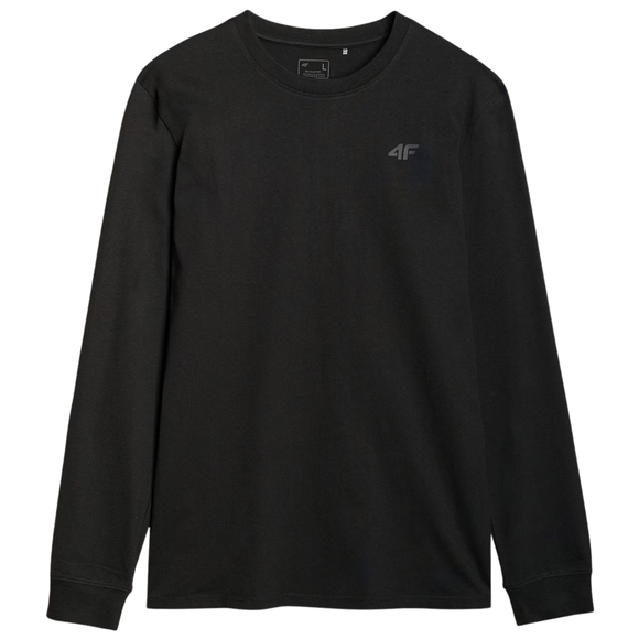 Koszulka męska 4F Longsleeve M432 głęboka czerń 4FWMM00TLONM432 20S
