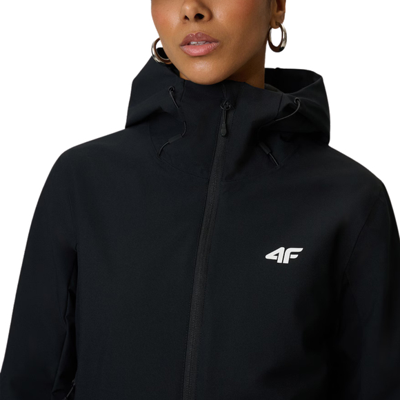 Kurtka damska techniczna 4F F1111 głęboka czerń 4FWSS26TTJAF1111 20S