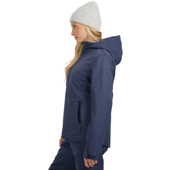 Kurtka narciarska damska 4F F0954 granatowa 4FWAW25TTJAF0954 31S