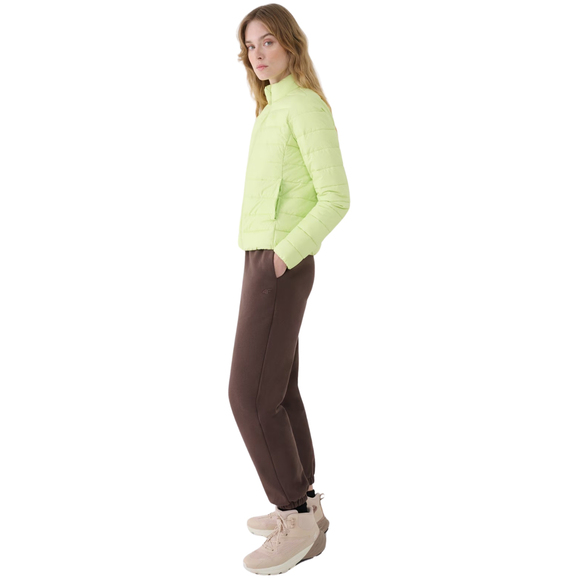Kurtka damska puchowa 4F F533 soczysta zieleń 4FWSS25TDJAF533 45S