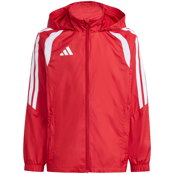 Kurtka dla dzieci adidas Tiro 26 League Windbreaker czerwona JY9724
