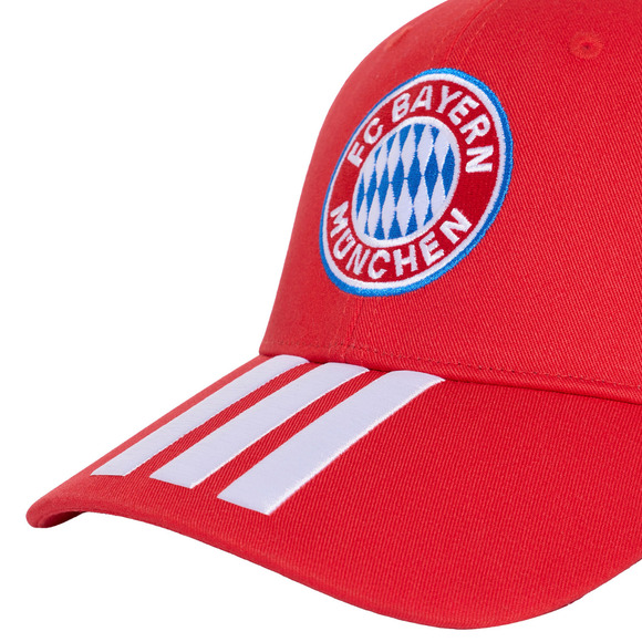 Czapka z daszkiem adidas Bayern Monachium czerwona KT3395