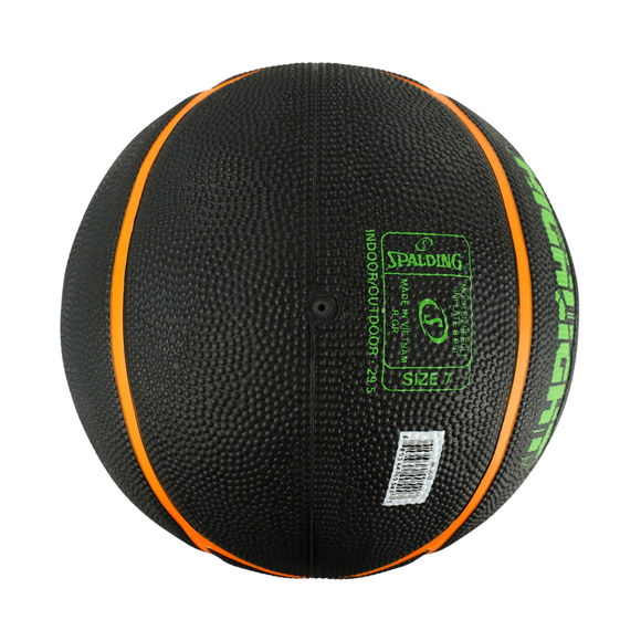 Piłka do koszykówki Spalding Highlight czarno-zielono-pomarańczowa 84354Z
