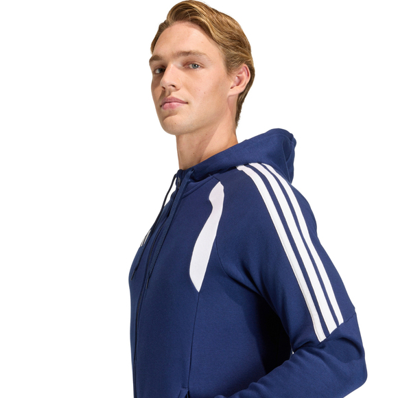 Bluza męska adidas Tiro 26 League Sweat Full Zip Hoodie granatowa KF3320